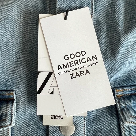 ZARA DENIM JACKET SHIRTGOOD AMERICAN COLLECTION2553/066
